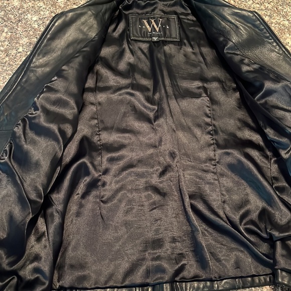 🛍️ SOLD 🛍️ Soft Moto Leather Jacket - Picture 5 of 12
